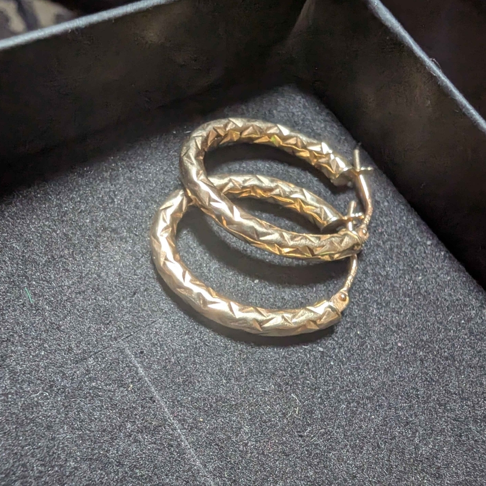Vintage 10k Italian Gold Earrings